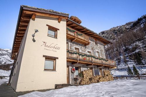 Gressoney-la-Trinite House | Anderbätt - Camera e Cucina