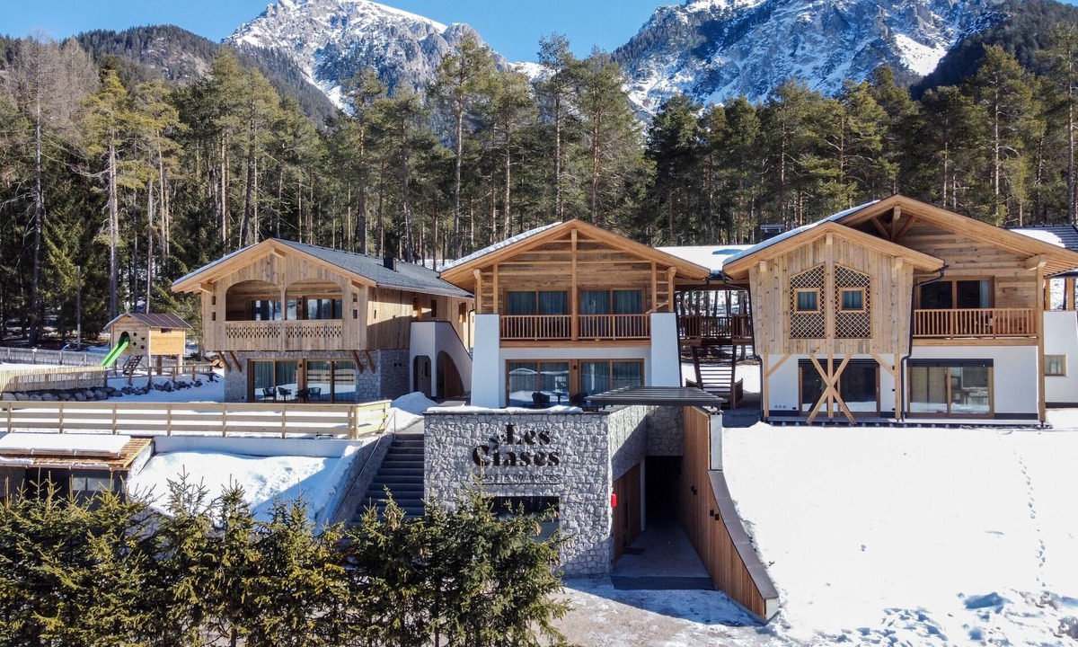 San Vigilio Apartment | Apartment "Les Ciases Chalets Dolomites Apt 4" with Private Balcony, Shared Sauna & Wi-Fi