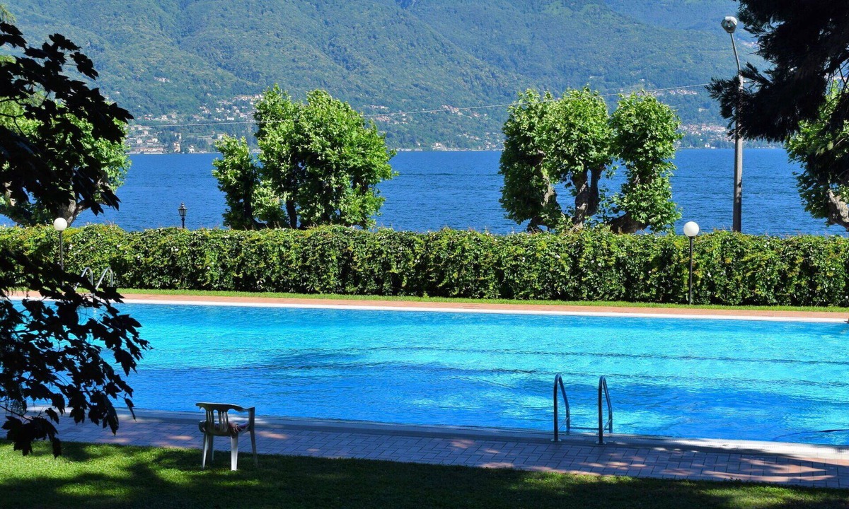 Porto Valtravaglia Apartment | Lovely apartment for 6 guests with pool, WIFI, TV and patio