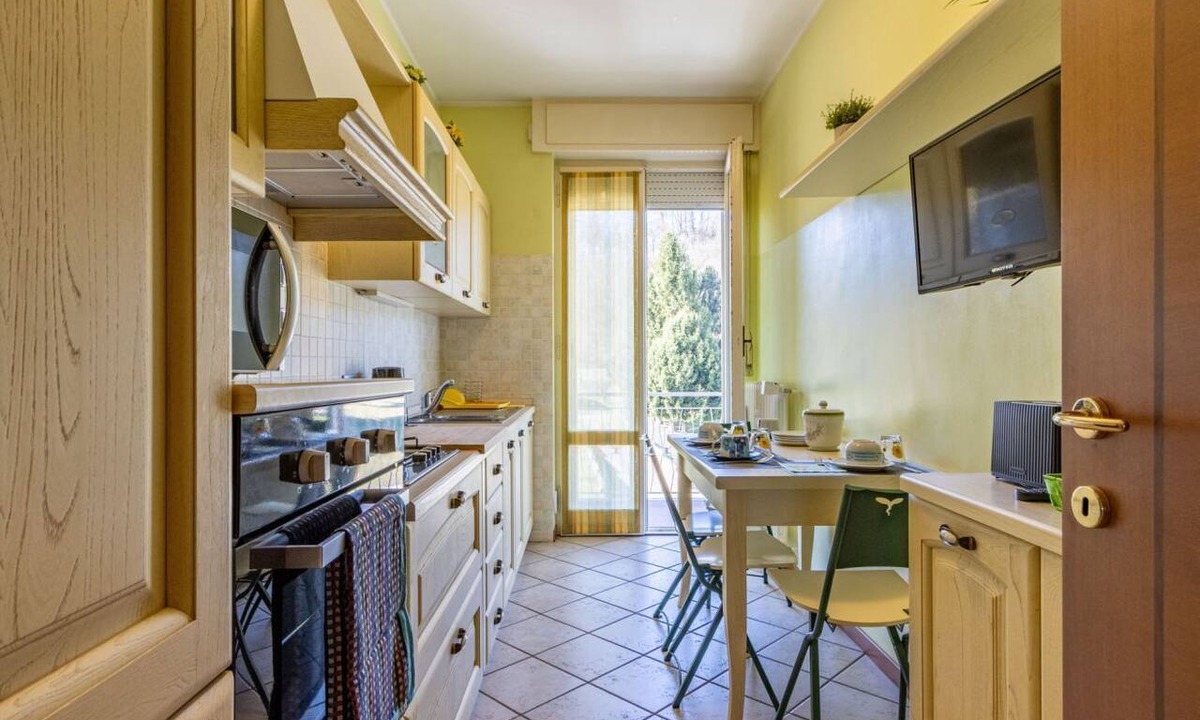 Arona Apartment | Pasadena House -Arona- Terrace with lake view - AC