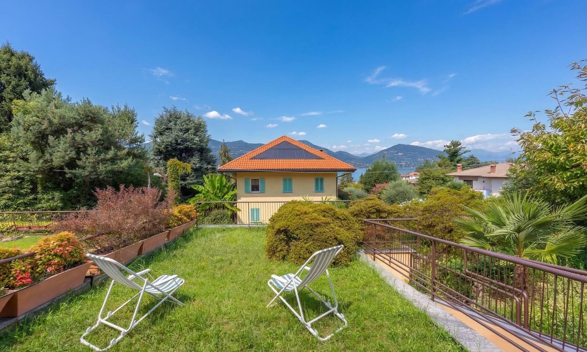 Ranco House | Sunset in Ranco: Lakeview Townhouse with Private Garden, Ranco, Italy