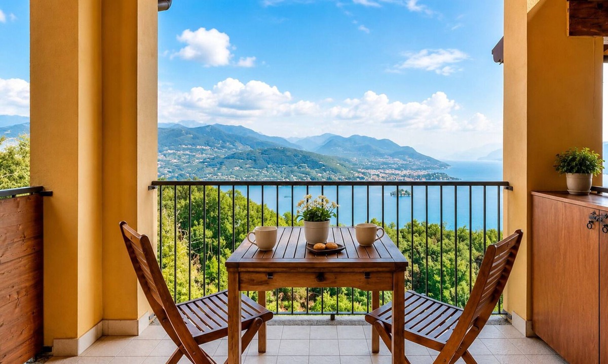 Levo Apartment | Unique View of Lake Maggiore - Panoramic Balcony & Private Parking