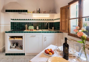 The apartment consists of a double bedroom, a comfortable living room with a sofa, a kitchen furnished in the Florentine style and equipped with all necessary utensils, and a bathroom. The apartment has been recently renovated.