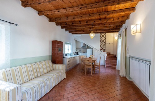San Felice del Benaco Apartment | Apartment 'Villa Antica Torre Boccaccio' with Shared Pool, Wi-Fi and Air Conditioning