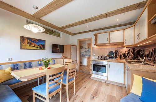 Funes Apartment | Apartment 'Bergblick - Lärche' with Mountain View, Garden & Wi-Fi