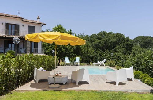 Lake Bracciano Villa | Beautiful private villa for 14 guests with A/C, private pool, WIFI, TV, patio and pets allowed