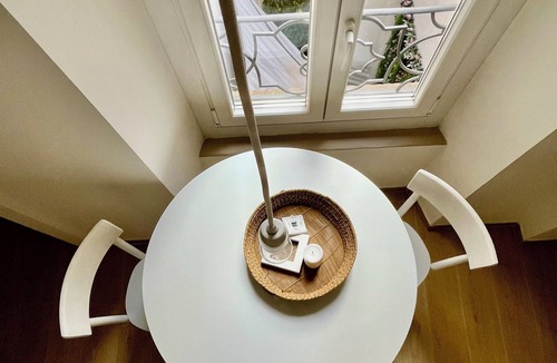 Viterbo Apartment | Downtown apartment with in-room bath and wide vaulted ceilings