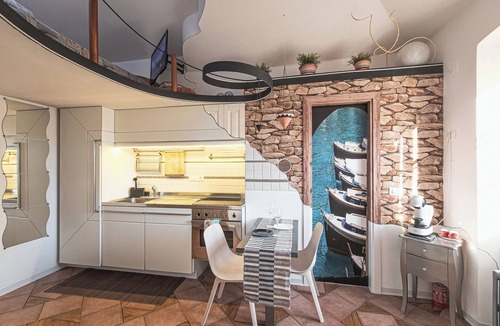 Rostio Apartment | Duplex Studio Apartment with Parking and Bike Storage in Chiavari