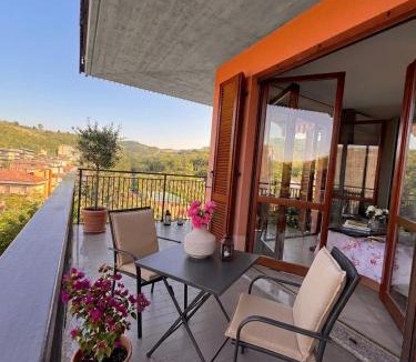 Bagni di Tabiano Apartment | Elegant Penthouse LA BALCONATA - Wellness Retreat & Castle View