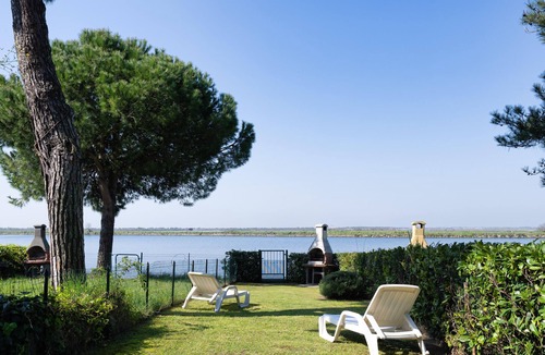 Isola Albarella Apartment | Fiordo Corallo fantastic sunset over water F 1268