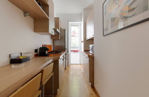 Milan Apartment | GuestHost - Beautiful 35 sqm apartment located on the mezzanine floor of a building WITHOUT elevator (stairs to access it). The property is located 11 minutes by public transport from City Life, the largest pedestrian area in Milan, and from MiCo, the la