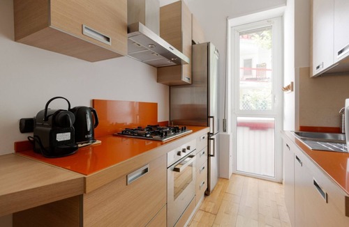 Milan Apartment | GuestHost - Beautiful 35 sqm apartment located on the mezzanine floor of a building WITHOUT elevator (stairs to access it). The property is located 11 minutes by public transport from City Life, the largest pedestrian area in Milan, and from MiCo, the la