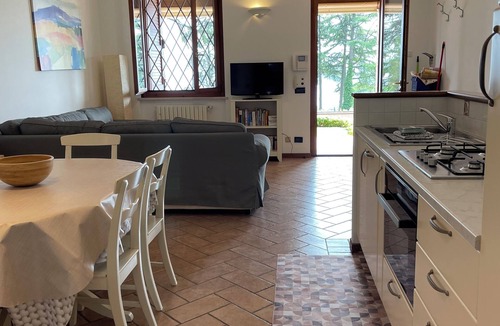 Morgnaga Apartment | Lake view from the pool - Relaxation assured