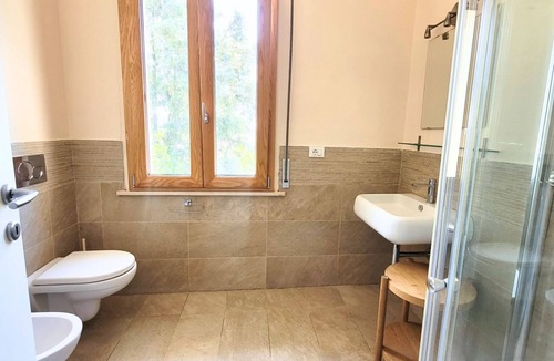 Cesenatico Apartment | Location: very central, a stone's throw from the sea and all services.Description: renovated apartment on the second floor of a very central building. Bright living room with dining table, kitchenette and two pouf beds. Two double bedrooms, two bathrooms