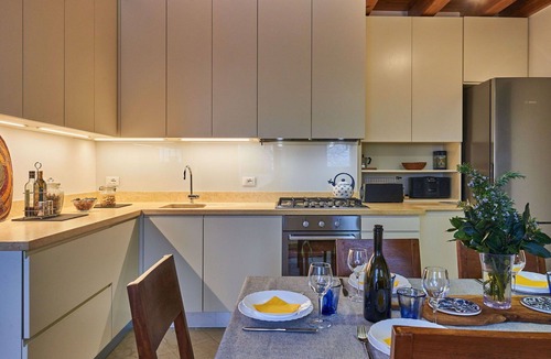 Caprino Veronese House | Nice apartment in villa for 8 guests with WIFI, TV and patio