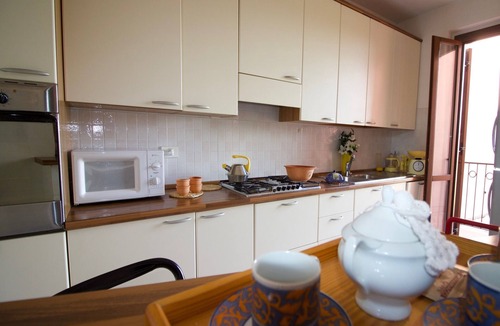 Lesa Apartment | Sunflower - Lake Maggiore Duplex w/Terrace and Shared Pool, Lesa, Italy