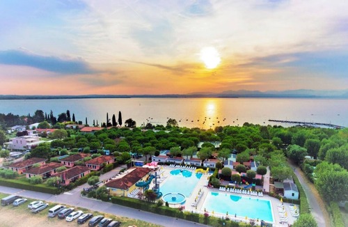 Colà Di Lazise House | Vacation village Le Palme Mobilehome Lodge Comfort for 5 persons