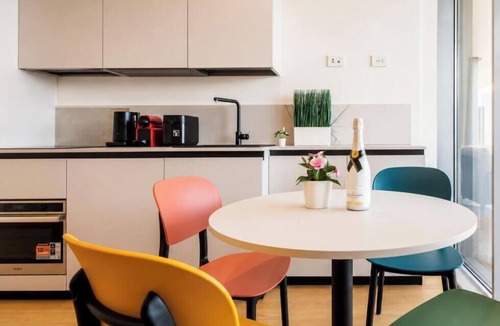 Genoa Apartment | Waterfront Lux 1BR A/C Gym Parking By Tilo