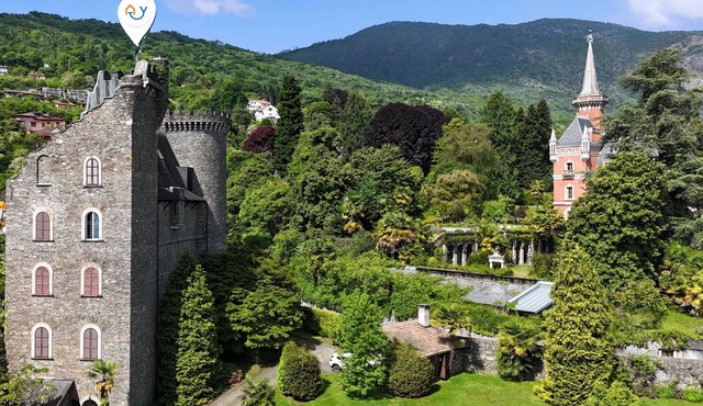 Albert's Castle Apt by Lake Maggiore, Baveno, Italy