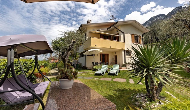 Apartment 'Edda - Sole' with Lake View, Private Terrace, and Wi-Fi