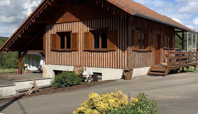 Atypical chalet with covered terrace in Lemberg