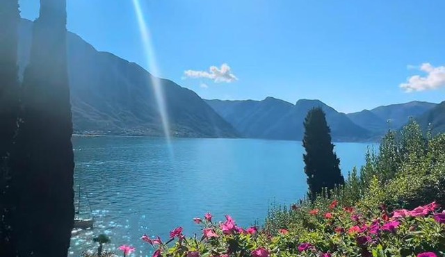Como lake in Vertemate