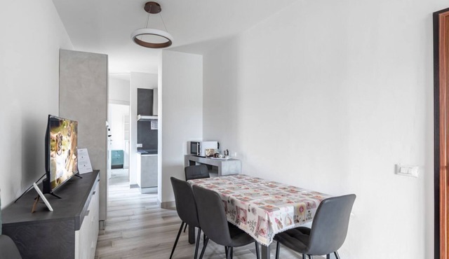 GuestHost - 65 sqm apartment located on the first floor of a building without a lift (stairs to access), can comfortably accommodate up to 6 people.The accommodation consists of two bedrooms, living room with kitchenette, bathroom and balcony.The accommo