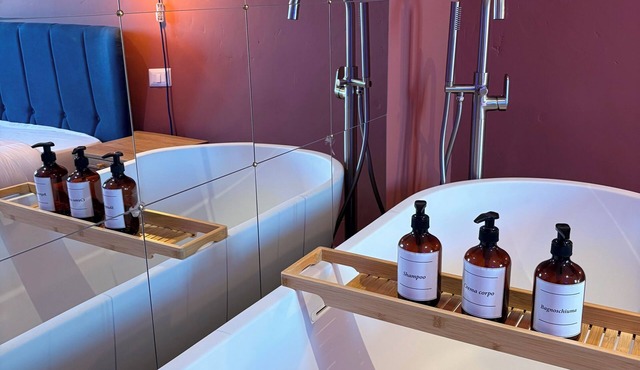 Junior Suite With Private Bathtub at View | Terrace over Rome and the Castelli Romani