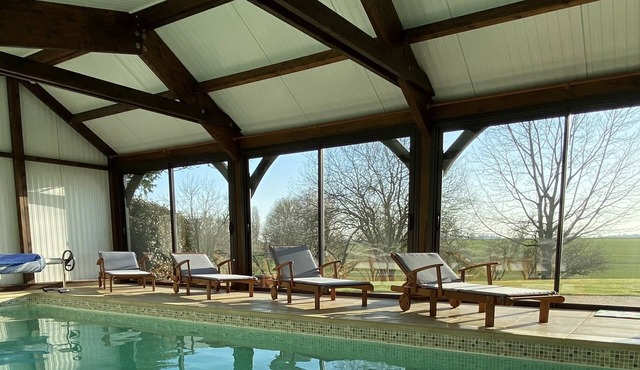 Normandy home classed 4*, indoor swimming pool in Harcourt
