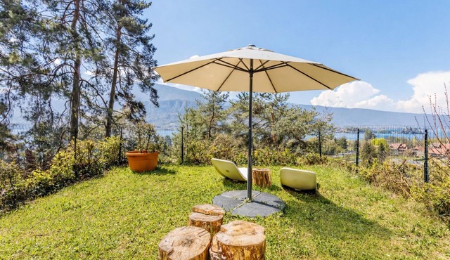 Panoramic terrace apartment 200 meters from the lake 2 terraces in Talloires-Montmin