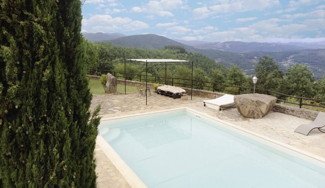 Panoramic villa between Umbria and Tuscany