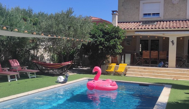 Quiet villa between sea and garrigue in Frontignan