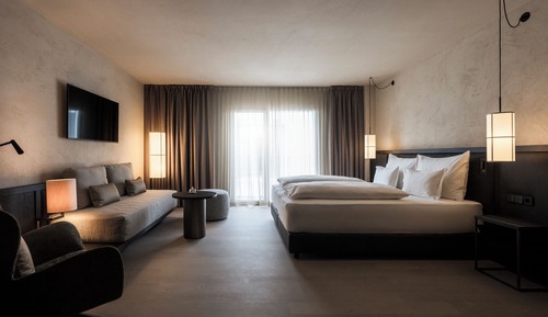 Superior Double Room, Balcony, Courtyard View