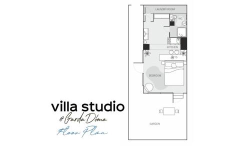 Assenza Apartment | Studio with private garden by GardaDoma