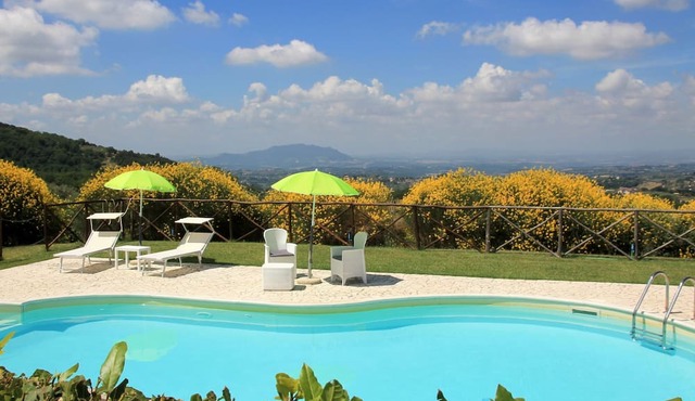 Farmhouse in Casperia With Pool & Scenic Views